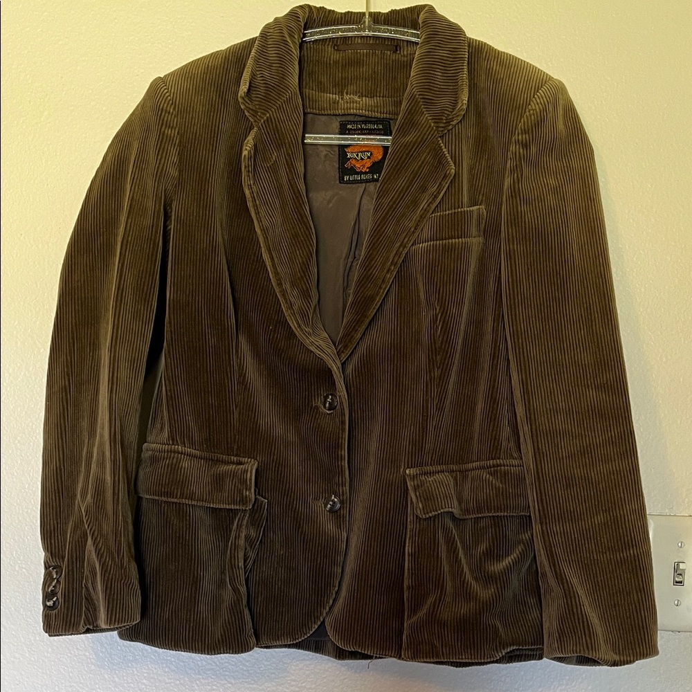 Brown Corduroy Blazer